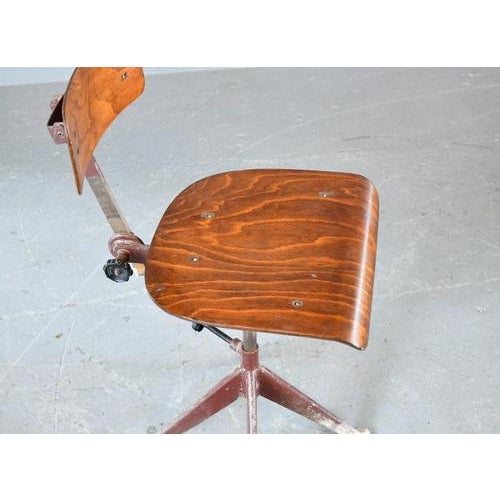 1930s Workstation Chair attributed to Jean Prouvé by Experfi, Paris, 1930s For Sale - Image 5 of 16