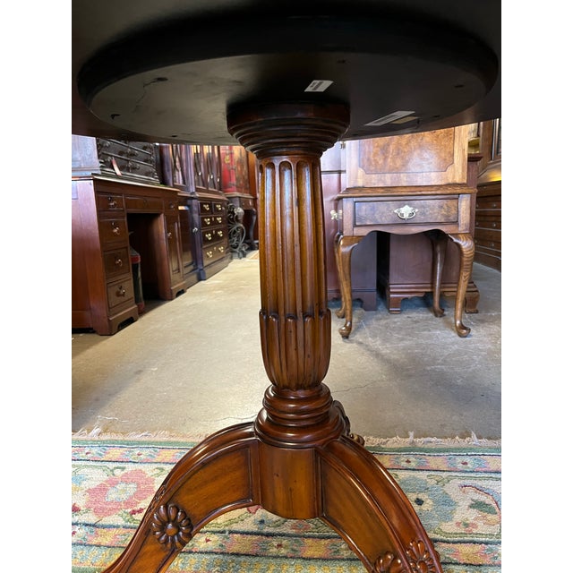 Late 20th Century Maitland-Smith Round Mother-of-Pearl Table For Sale - Image 6 of 8