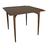Newly Refinished Mid Century Widdicomb Style Walnut Dining Table For Sale