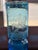 Blue Antique Victorian Blue Etched Glass Vase- American Bicentennial- Rare Find For Sale - Image 8 of 10