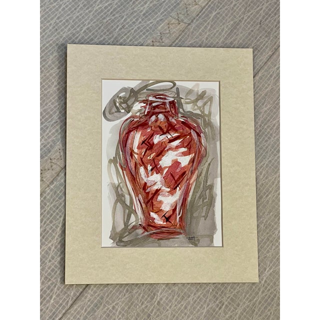 Follow Your Hearts Desire Contemporary Watercolor Painting For Sale - Image 4 of 5