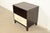 Mid-Century Modern Kindel Furniture Modern Hollywood Regency Mahogany and Cream Lacquered Nightstand For Sale - Image 3 of 11