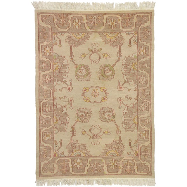 Mid 20th Century Vintage Soumak Rug - 03'07 x 05'01 For Sale - Image 10 of 10