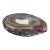 Polished Likely Agate Slice Bowl With Natural Banding For Sale