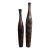 Pair of Contemporary Eva Floor Vases - 40” & 48” - Cotton Husk Finish For Sale