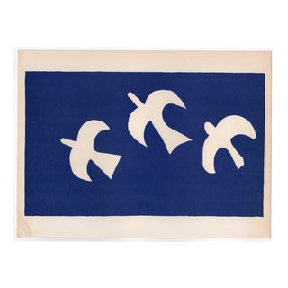 Georges Braque, Flying Birds & Bird, 1955, Lithograph For Sale