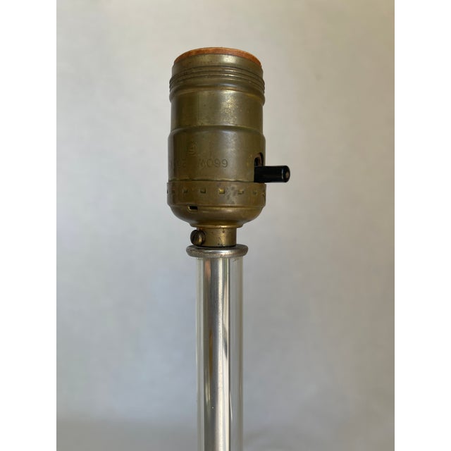 1930s Art Deco Faceted Glass Boudoir Lamps - a Pair For Sale In Jacksonville, FL - Image 6 of 8