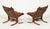 Mid-Century Norwegian Siesta Chairs in Leather by Ingmar Relling, Set of 2 For Sale - Image 3 of 6