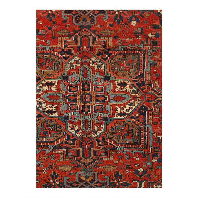Heriz rugs are renowned for their distinctive geometric designs. Unlike many Persian rugs that incorporate elaborate...