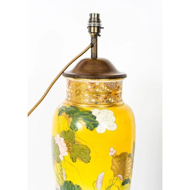 Antique Japanese Satsuma Taizan Vases, 1800s, Set of 2 For Sale - Image 4 of 18