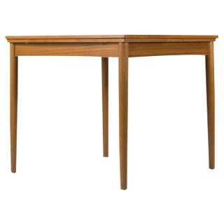 Danish Extendable and Reversible Side Table in Teak by Poul Hundevad for Hundevad & Co., 1960s For Sale