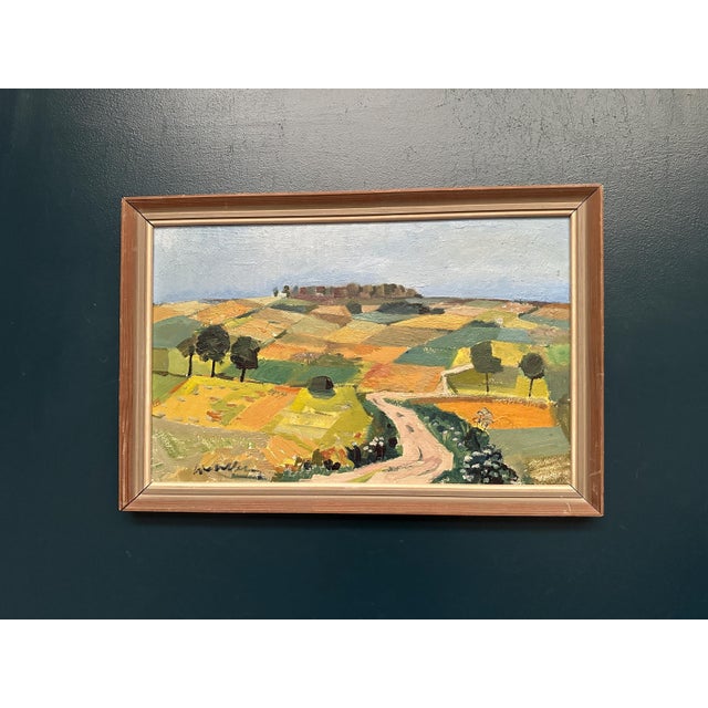 Tage Gavik, Landscape, 1950s, Oil Painting on Panel, Framed For Sale - Image 13 of 18