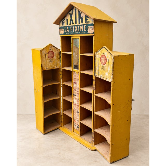 French La Fixine Advertising Shop Display Cabinet, 1920s For Sale - Image 12 of 12