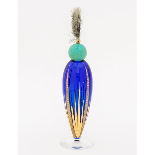 Late 20th Century Joseph Hilton McConnico for Daum "Les Nuits Mexicaines" Perfume Bottle For Sale - Image 5 of 11