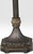 Late 20th Century Contemporary Neoclassical Bronze Finished Fluted Buffet Lamps - A Pair For Sale - Image 13 of 16