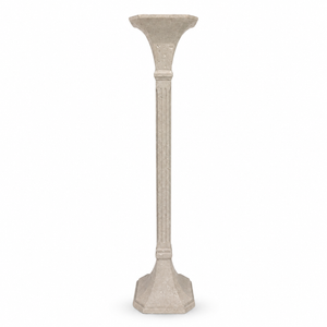 Vintage Travertine Stone Floor Lamp