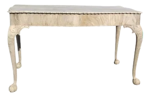 George II Center Library Table in a Bleached Mahogany Finish