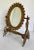 Antique Swivel Ornate Cloverleaf Freestanding Vanity Mirror For Sale - Image 4 of 12