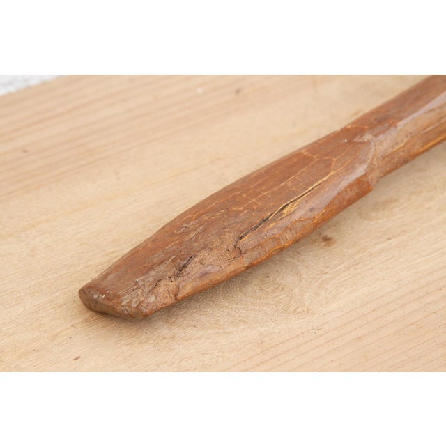 Farmhouse Hand-Hewn Farmhouse Kitchen Spoon For Sale - Image 3 of 6