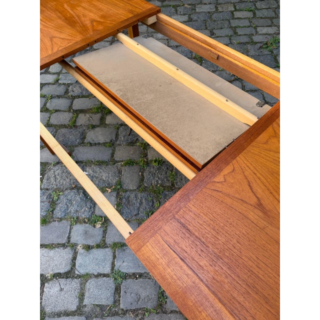 Teak Dining Table with Butterfly Extension from Faarup Møbelfabrik For Sale - Image 4 of 11