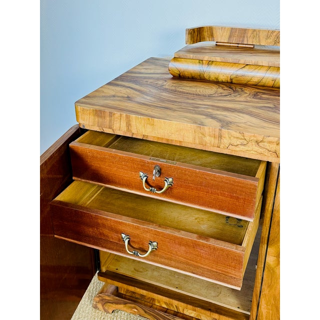 Art Deco Walnut Burl Sideboard by Jules Leleu, 1930 For Sale - Image 18 of 18
