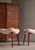 Scandinavian Modern Stools in Oakwood & Sheepskin, Denmark, 1950s, Set of 2 For Sale - Image 3 of 13