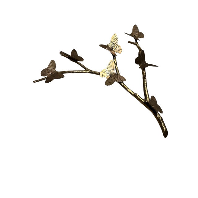 Beautiful Brass Butterfly Branch wall hanging/decoration. Very unique, heavy and sturdy piece from the MCM era. I have...