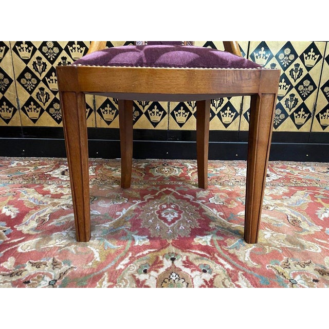 Art Deco Gondola Chairs, Set of 6 For Sale - Image 6 of 11