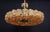 Large Gilt Brass and Crystal Glass Encrusted Chandelier from Palwa, Germany, 1970s For Sale - Image 15 of 18