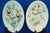 Item description: a delightful pair of glazed and vitrified ceramic plates, decorated entirely in bas-relief depicting...