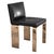Metal "Bianca" Chair With Bronze and Stainless Steel, Hand Crafted For Sale - Image 7 of 8