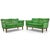 These lovely, lightly scaled sofas or loveseats designed by Edward Wormley for Dunbar, are not only an uncommon form,...