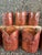 Vintage Western Style Leather Sleeves for Drinks Glasses/ Bottles Featuring Steers -Set of 7 For Sale - Image 15 of 17