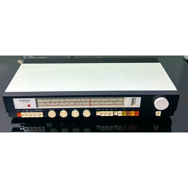 Plastic Vintage Goodmans One Ten Sintoamplificatore Stereo, 1970 For Sale - Image 7 of 13