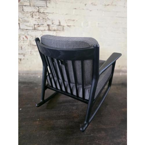 Mid-Century Modern Rocking Chairs with Arms, Set of 2 For Sale - Image 5 of 10