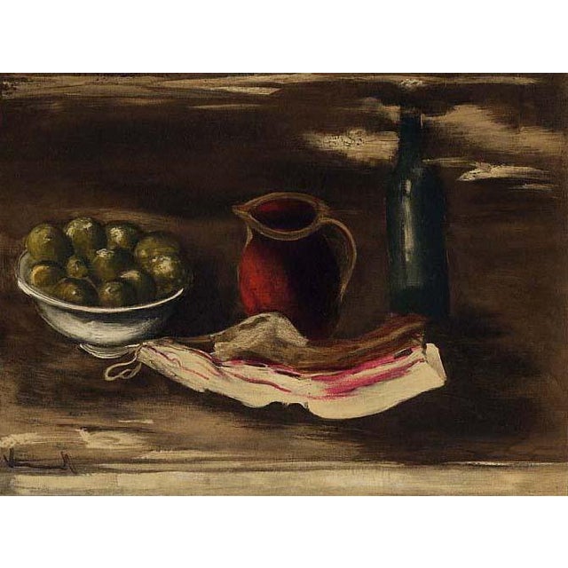 Title: Still Life with Bacon Artist: Maurice de Vlaminck Country: France Medium: Lithograph – 22 Marks: Signed in plate,...