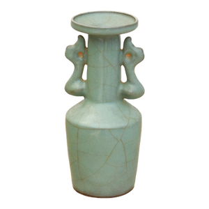 Antique Longquan Celadon Mallet Vase