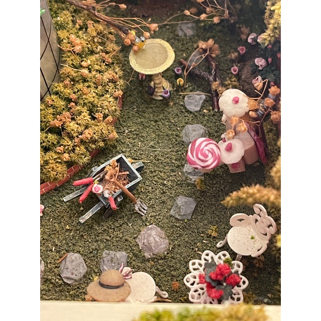 1960s Miniature Installation Dollhouse With Garden by Artist Helen Valerio For Sale - Image 10 of 11