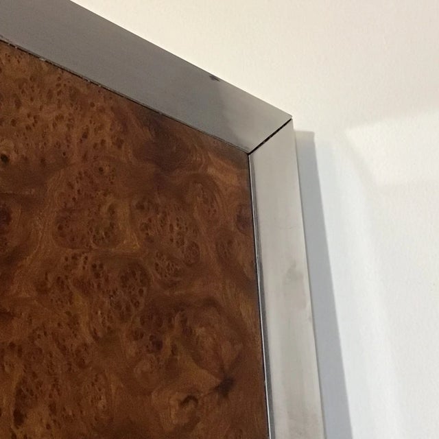 Vintage Milo Baughman Style Mid Century Modern King Headboard For Sale - Image 10 of 12