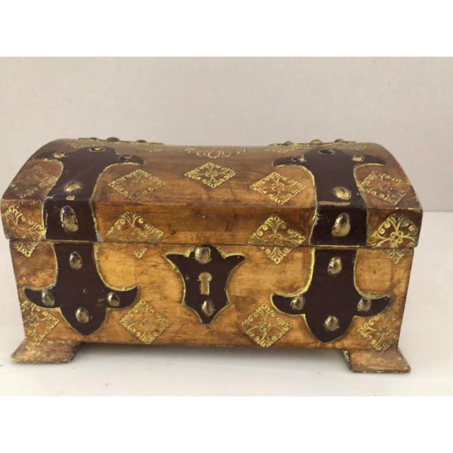 Vintage Florentine Treasure Trunk For Sale - Image 10 of 10