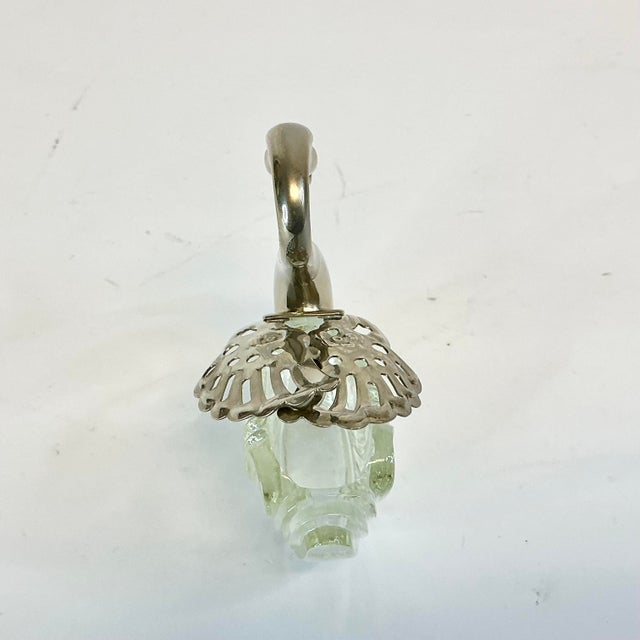 Vintage Coastal Hollywood Regency Swan Salt Cellars, Articulating Wings, Silver Plate - Set of 5. For Sale - Image 11 of 14