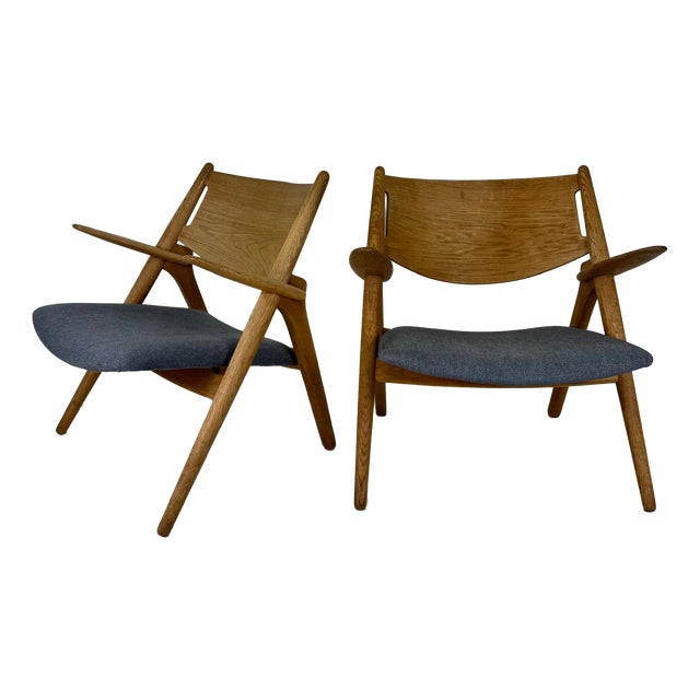 Mid-Century CH28 Lounge Chair by Hans J. Wegner for Carl Hansen & Søn For Sale