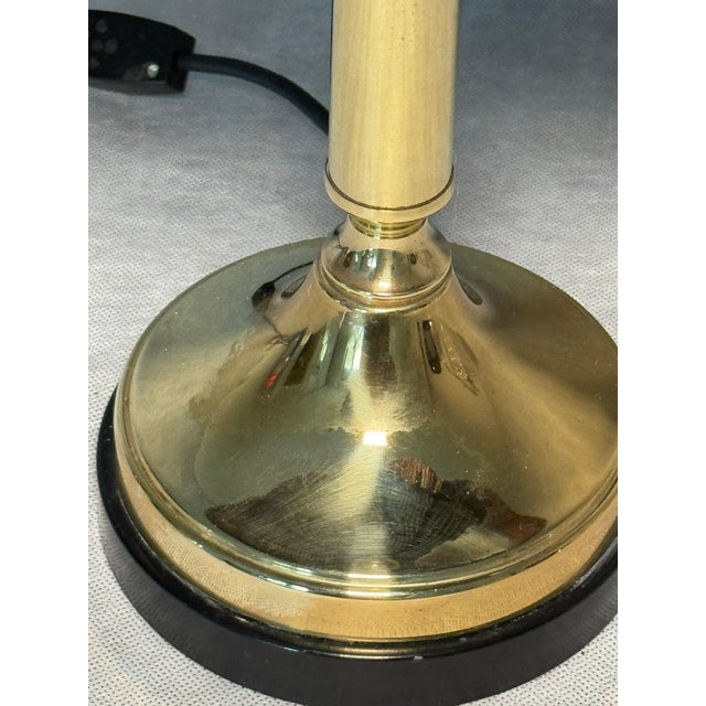 Leola Table Lamp with Woven Shade, 1970s For Sale - Image 5 of 11