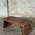 Small Low Bench in Antique Indonesian Teak, 1980s For Sale - Image 16 of 18