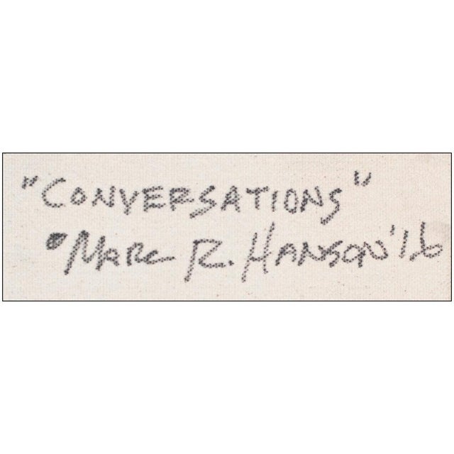 The Conversations, Marc Hanson For Sale - Image 4 of 5