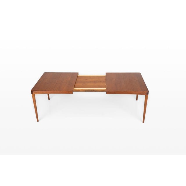 Extendable Dining Table by H.W. Klein for Bramin, 1960s For Sale - Image 4 of 10