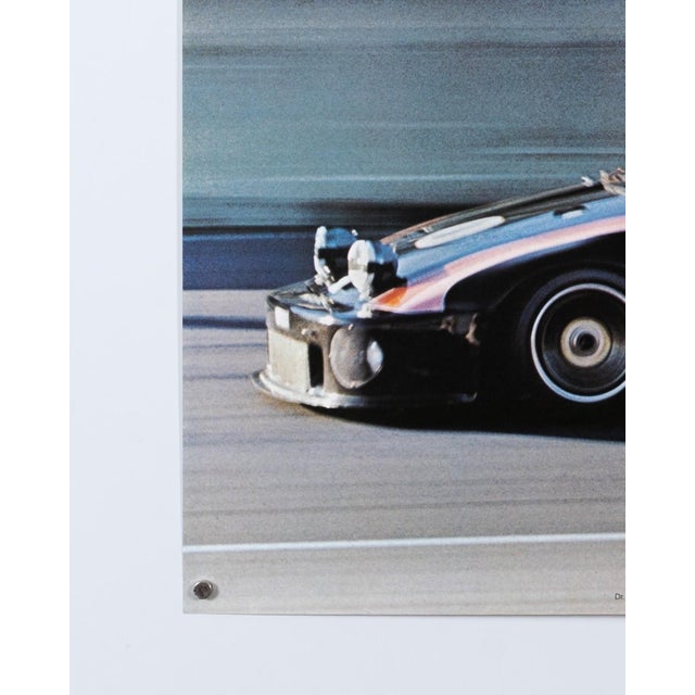 Paper Porsche Record at Daytona Porsche Poster from Strenger Advertising Agency, 1979 For Sale - Image 7 of 9
