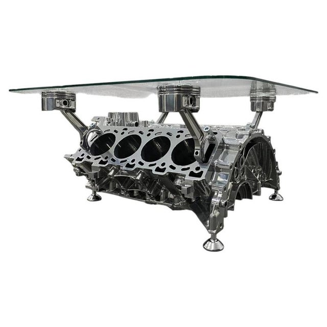Jaguar V8 Engine Block Coffee Table | Chairish