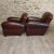 1940s Set of Vintage Club Chairs in Leather For Sale - Image 5 of 9