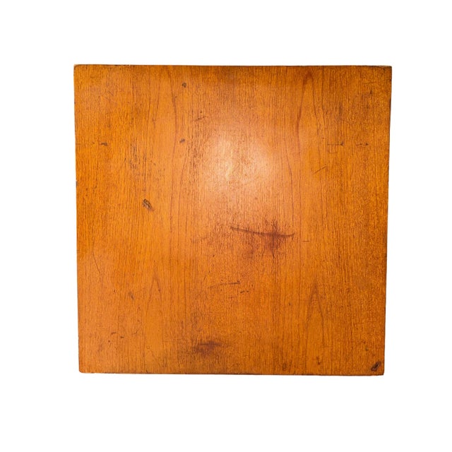 Wood 1960s Solid Walnut Floating Cube Table in the Manner of Adrian Pearsall For Sale - Image 7 of 9